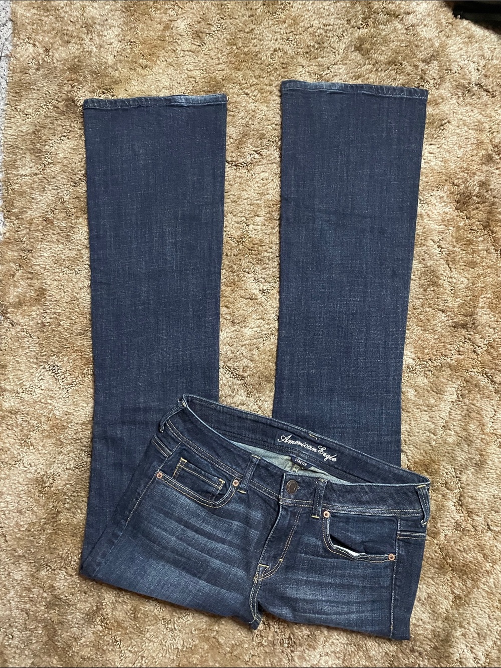 American‎ Eagle Stretch Original Boot Bootcut Jeans Size 8 Long